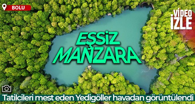 Yedigöller Milli Parkı, bayram tatilinde ziyaretçilere keyifli anlar yaşattı
