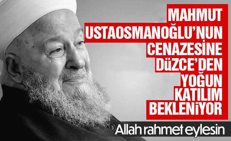 Mahmut Ustaosmanoğlu’nun cenazesine Düzceliler akın ediyor
