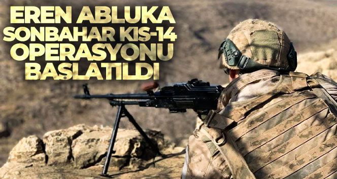 Şırnak'ta Eren Abluka Sonbahar-Kış 14 Operasyonu başlatıldı