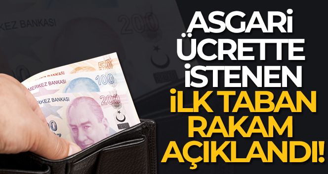 Türk-İş, asgari ücretteki taban rakamını açıkladı