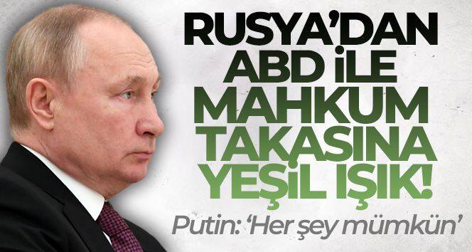 Rusya Devlet Başkanı Putin: 'ABD ile yeni mahkum takası mümkün'