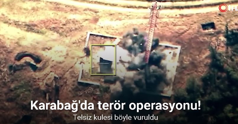 Azerbaycan, Karabağ’daki telsiz kulesini ve topçu bataryalarını vurdu