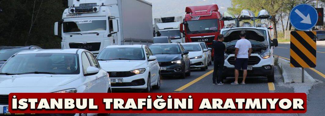 Bolu Dağı'nda trafik durma noktasına geldi