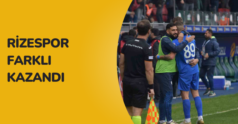 Trendyol Süper Lig: Çaykur Rizespor: 3 - Antalyaspor: 0