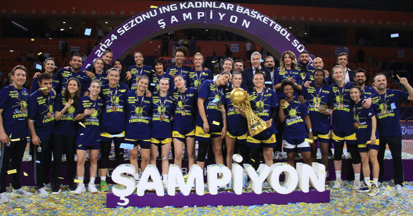 Kadınlar Basketbol Süper Ligi’nde Fenerbahçe üst üste 6. kez şampiyon