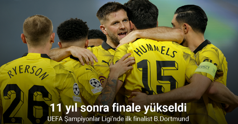 UEFA Şampiyonlar Ligi’nde ilk finalist B.Dortmund