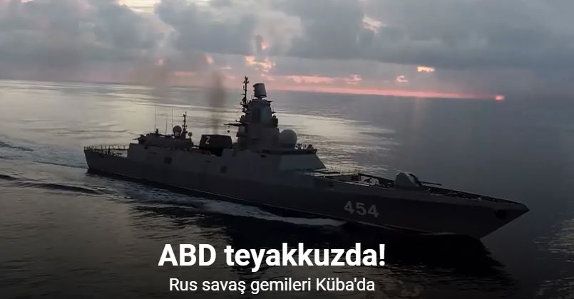 Rus savaş gemileri Küba'da