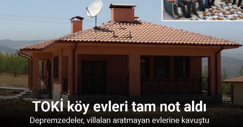 Depremzedeler, villaları aratmayan köy evlerine kavuştu