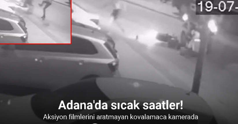 Adana’da aksiyon filmlerini aratmayan kovalamaca kamerada