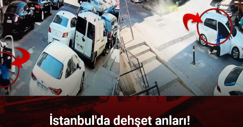 İstanbul’da dehşet anları kamerada: Kendini araçtan atan kadın metrelerce sürüklendi