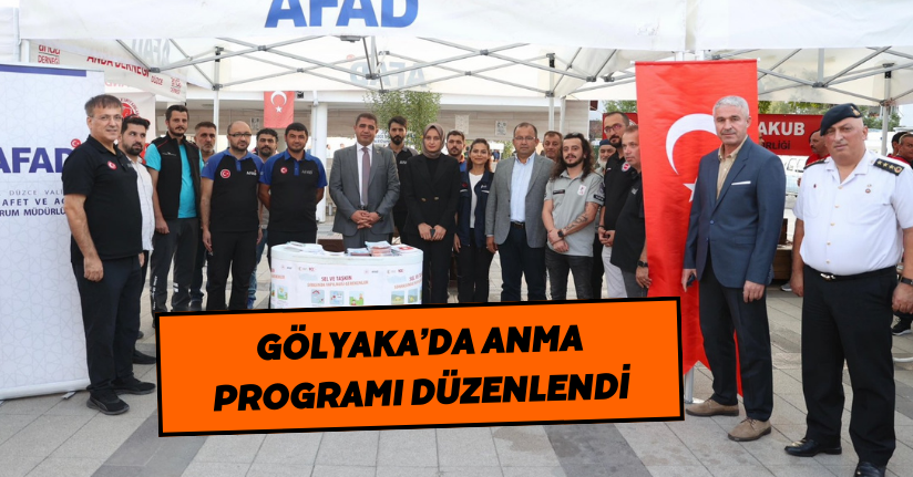 Gölyaka'da Anma Programı Düzenlendi