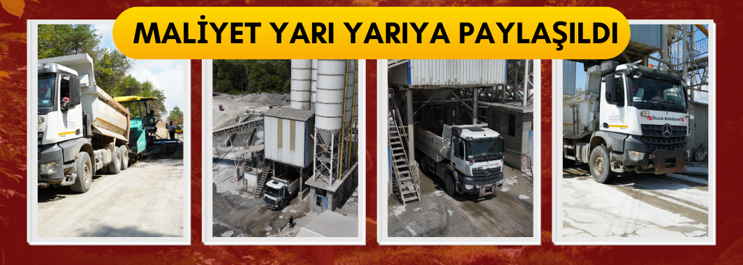 Maliyet Yarı Yarıya Paylaşıldı