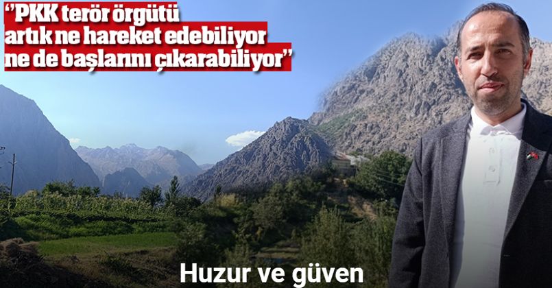 Terörle mücadelede gelinen başarı noktası: Dağlıca