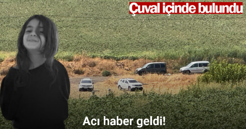 Kayıp Narin köye yakın gölet yanında çuval içinde bulundu