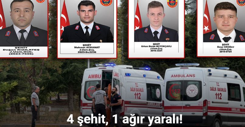 Tunceli’de askeri araç devrildi: 4 şehit, 1 ağır yaralı