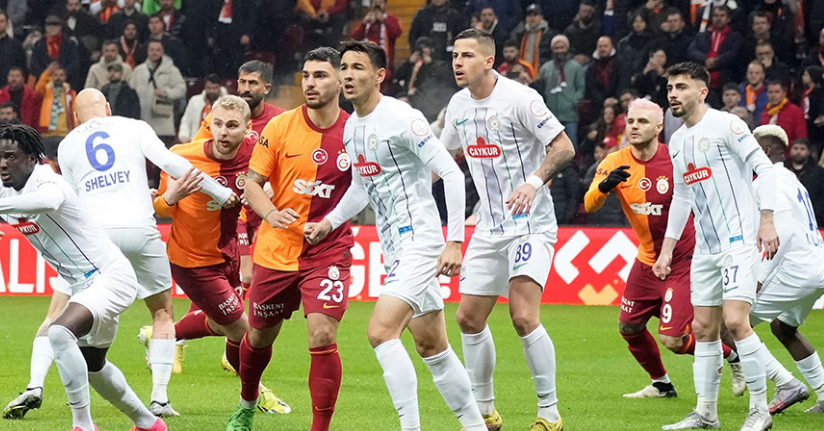 Galatasaray ile Çaykur Rizespor 45. randevuda