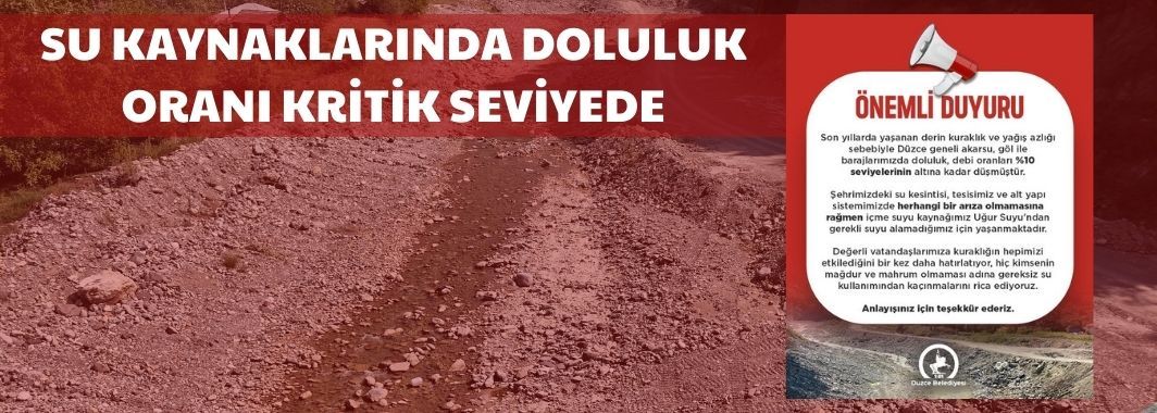 Düzce Belediyesi'nden Duyuru