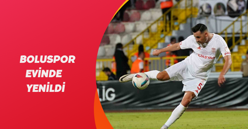 Trendyol 1. Lig: Boluspor: 1 - Pendikspor: 2