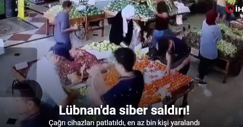 Lübnan'da siber saldırı: Çağrı cihazları patlatıldı, en az bin kişi yaralandı