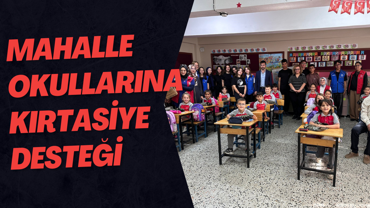 Mahalle Okullarına Kırtasiye Desteği