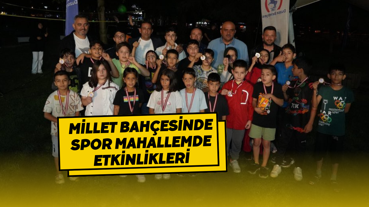 Millet Bahçesinde Spor Mahallemde Etkinlikleri