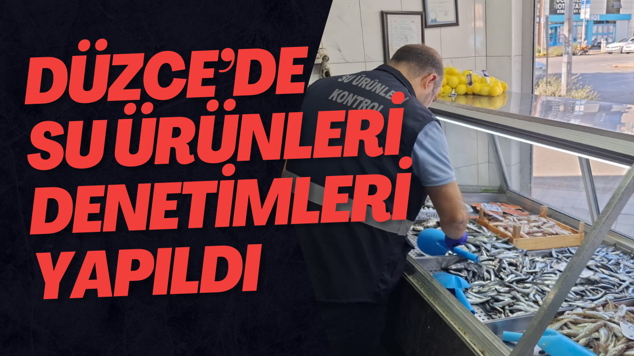 Düzce’de Su Ürünleri Denetimleri Yapıldı