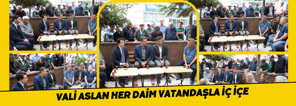 Düzce Valisi Selçuk Aslan Yığılca'da Vatandaşlarla Buluştu