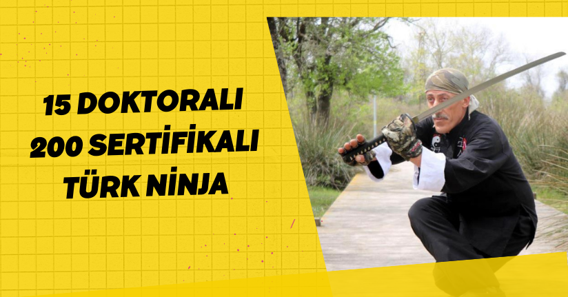 15 doktoralı, 200 sertifikalı Türk Ninja, tüm antrenör ve hakemlik belgelerini yırttı