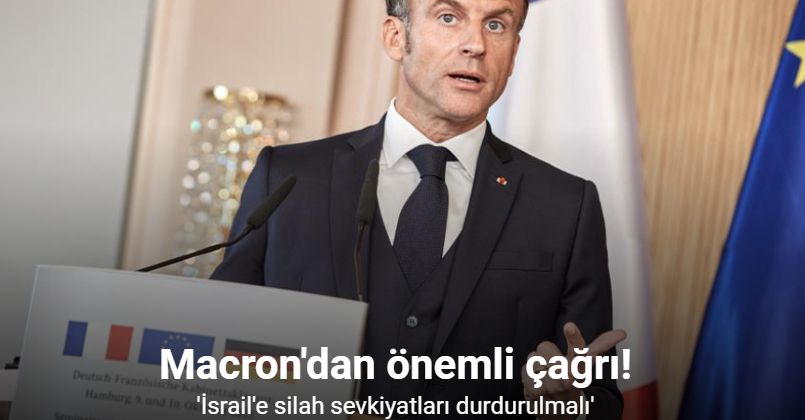 Fransa Cumhurbaşkanı Macron'dan 