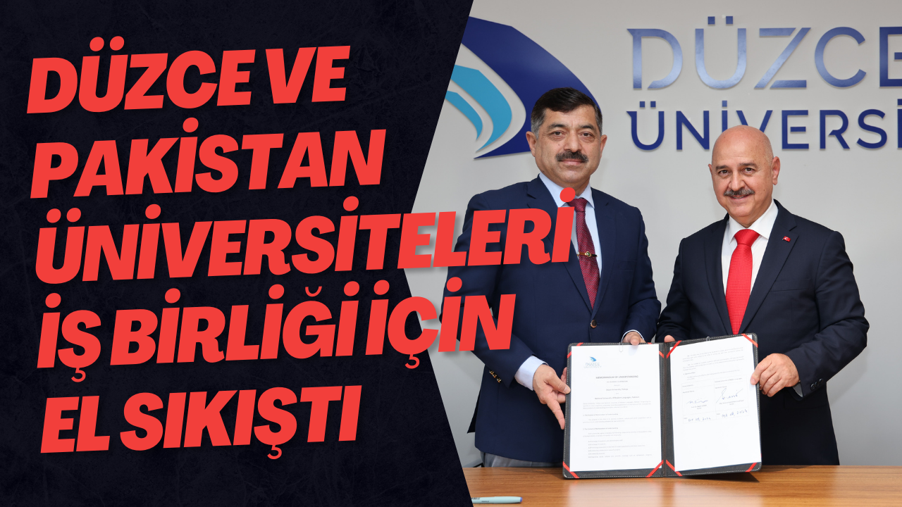 Düzce ve Pakistan Üniversiteleri İş Birliği İçin El Sıkıştı