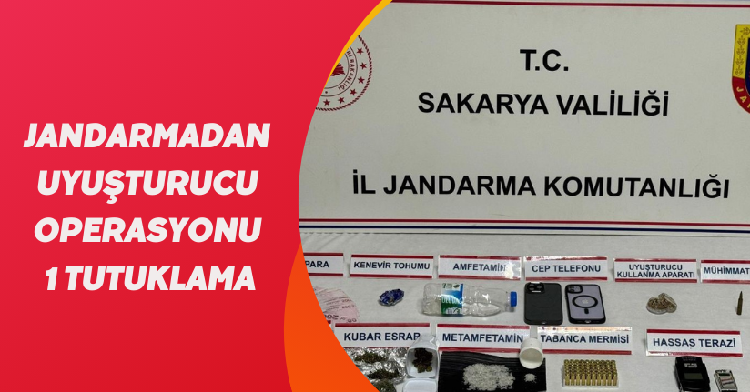 Jandarmadan uyuşturucu operasyonu: 1 tutuklama