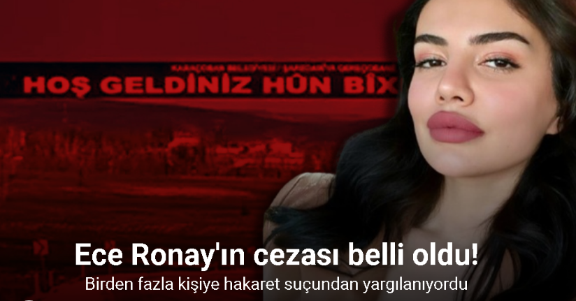 Sosyal medya fenomeni Ece Ronay yargılandığı davada ceza aldı