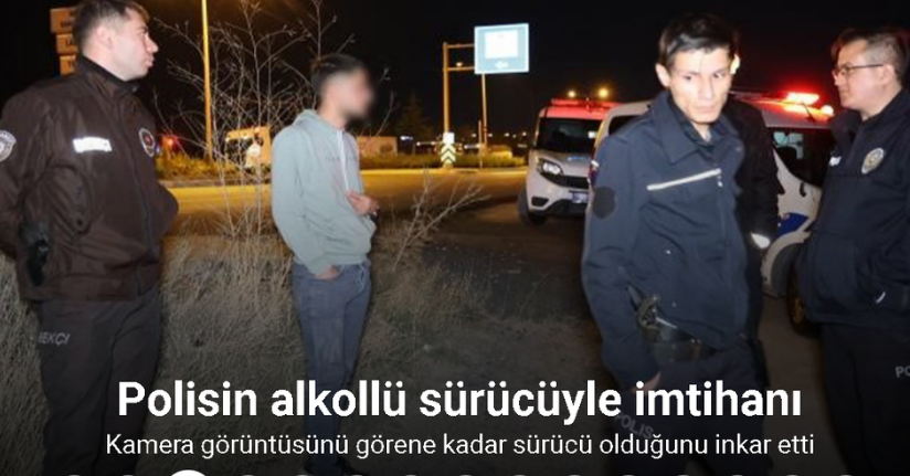 Alkollü sürücü hem aracı hem de arkadaşını bırakıp kaçtı