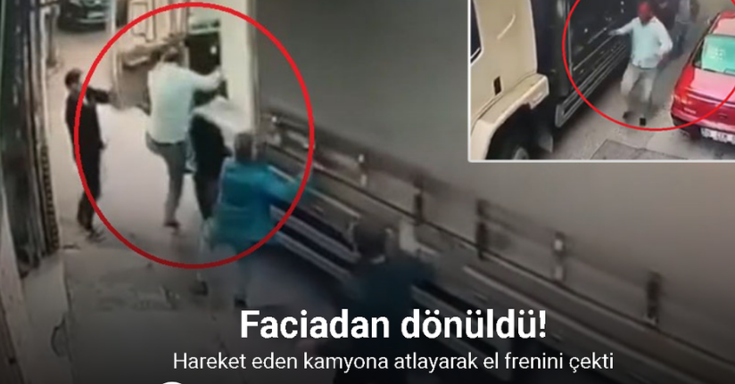 Faciadan dönülen o anlar kamerada