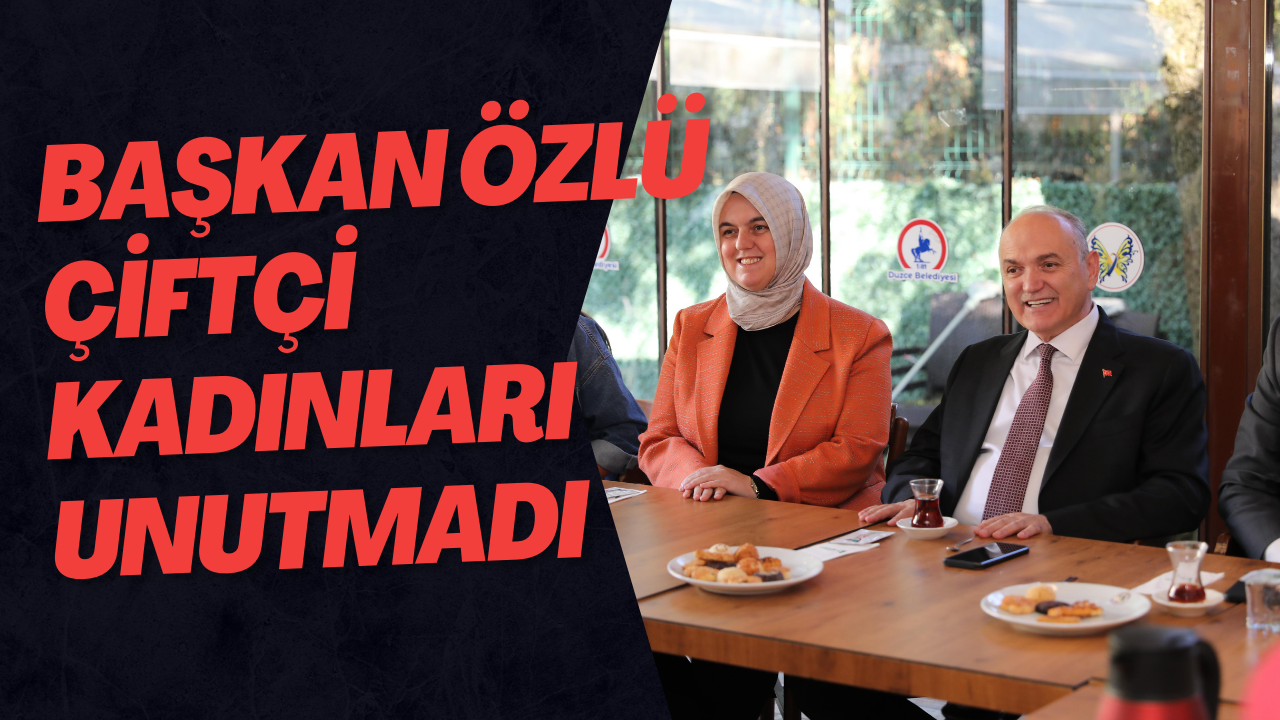 Başkan Özlü Çiftçi Kadınları Unutmadı