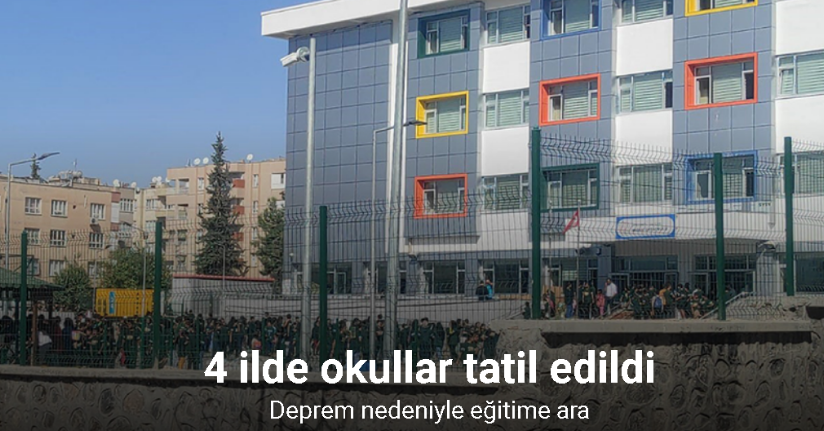 4 ilde okullar tatil edildi