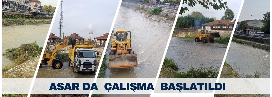 Asar Deresi'nde Çalışma Başlatıldı