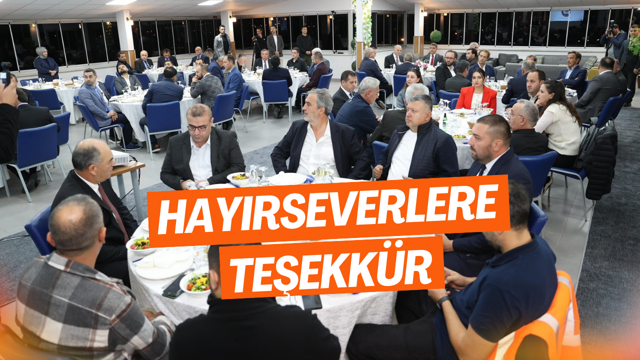 Hayırseverlere Teşekkür