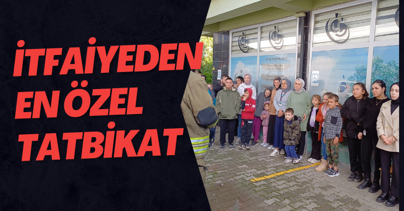 İtfaiyeden En Özel Tatbikat