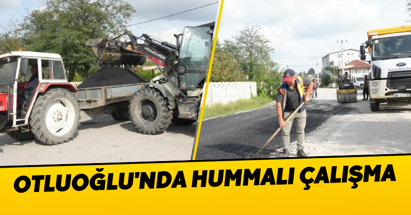 Otluoğlu'nda hummalı çalışma