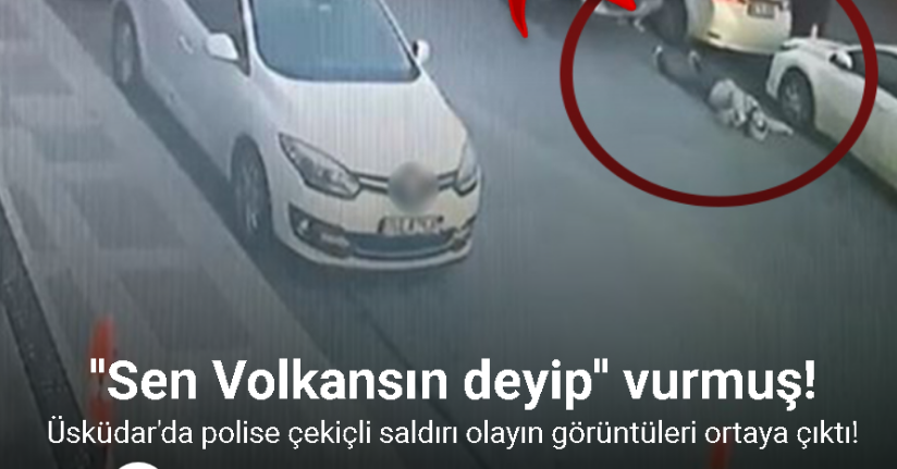 Üsküdar’da polise çekiçli saldırı olayına ilişkin güvenlik kamera görüntüleri ortaya çıktı