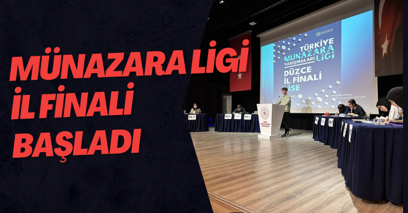 Münazara Ligi İl Finali Başladı