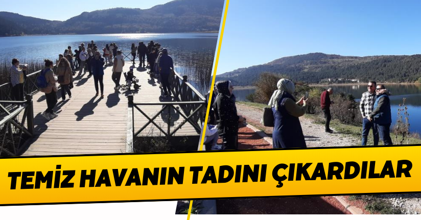  Temiz havanın tadını çıkardılar