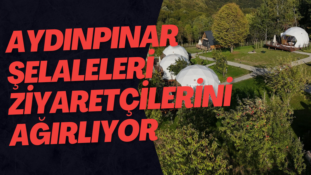 Aydınpınar Şelaleleri Ziyaretçilerini Ağırlıyor