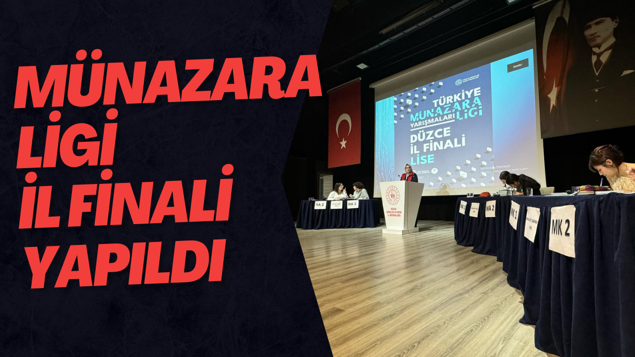 Münazara Ligi İl Finali Yapıldı