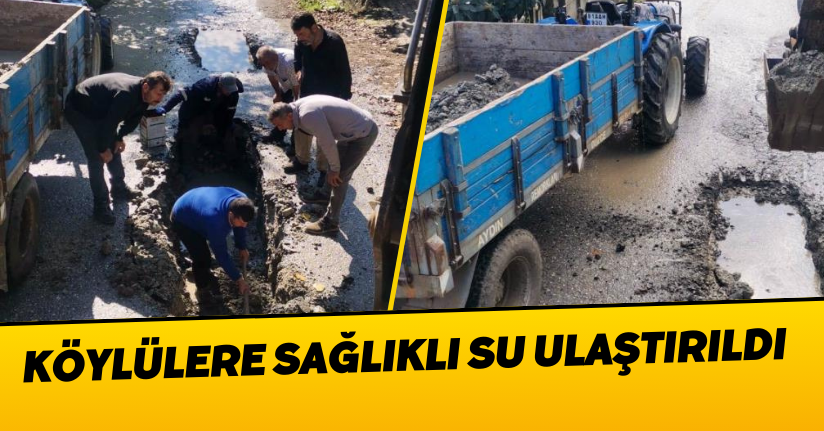 Köylülere sağlıklı su ulaştırıldı