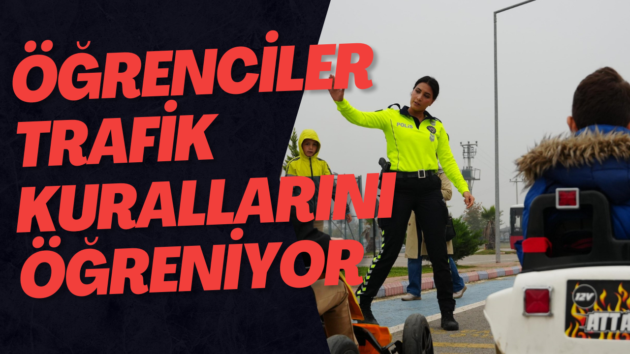 Öğrenciler Trafik Kurallarını Öğreniyor