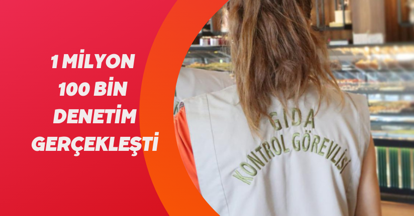 1 milyon 100 bin denetim gerçekleşti