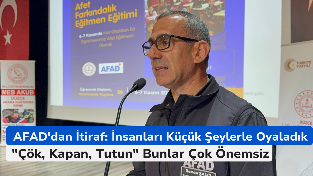 AFAD'dan itiraf: İnsanları küçük şeylerle oyaladık 