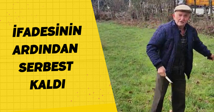 İfadesinin ardından serbest kaldı